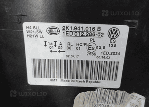 Lampa przednia przód prawa vw caddy iii 3 lift 2015- 14