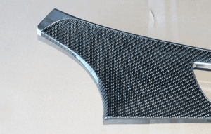 Listwa ozdobna dekor drzwi prawych carbon audi A6 C7 RS6 2014 7