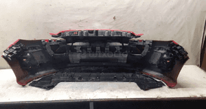Zderzak przód przedni peugeot 308 lkrd bordo bordowy halogeny 5