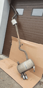 Tłumik środkowy końcowy wydech rura BMW E91 3.0D 7796011 4