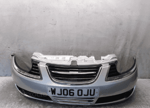 Zderzak przód przedni  saab 9-5 95 i lift 05-09R 268 srebrny 1