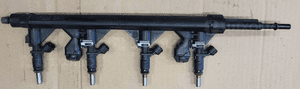 Peugeot 207 308 3008  Citroen C4 BMW 1.4 1.6 16V VTi listwa wtryskowa wtryskiwacz 7528176 1