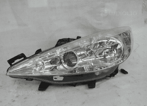 PEUGEOT 207 SOCZEWKA lampa przednia lewa 1