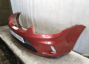 Zderzak przód przedni do ford c-max cmax lift fl A4 bordo bordowy halogeny 3