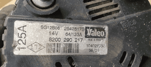 Alternator prądnica Renault Megane II 1.9 DCI 8200290217 7