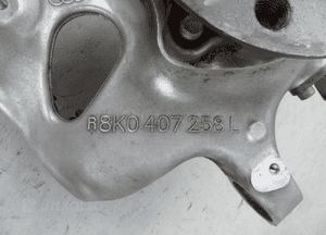 ZWROTNICA PIASTA PRAWA PRZÓD AUDI A4 B8 A5 8T 2