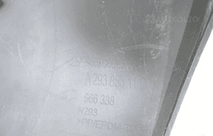Spojler dokładka zderzaka przód mercedes eqc N293 19- A2938851100 8