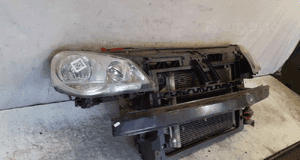Pas przedni volkswagen vw polo 9N3 lift fl wzmocnienie czołowe belka chłodnica wentylator 4