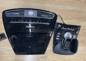 mercedes cl 216 panel dekor drewno konsoli zegarek nawiew panel mmi 1