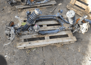 JAGUAR XF X250 3.0D WÓZEK ZWROTNICE ZAWIESZENIE KOMPLETNE PRZÓD WANNA SANKI 4