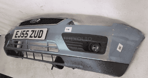 Zderzak przód przedni do ford focus MK2 ii Z3 błękitny halogeny 3