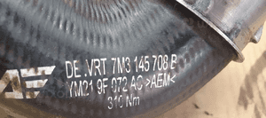 Przewód rura wąż intercoolera Ford Galaxy MK1 Lift 1.9 TDI 7M3145957C 7M3145708B 8