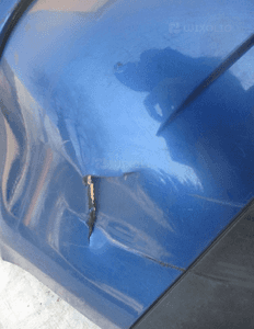 Zderzak tylny tył vw polo 9N lift 3