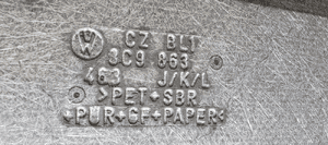 Podłoga wykładzina bagażnika VW Passat B6 Kombi 3C9863463 6