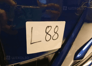 Zderzak przód przedni opel corsa d Z21B granat granatowy halogeny 2