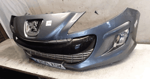 Zderzak przód przedni peugeot 308 kth szary grafitowy halogeny 3