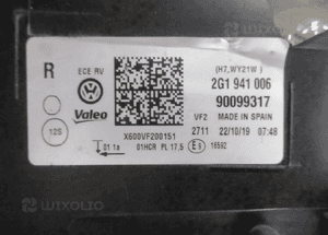 Lampa przednia przód prawa vw polo 6 vi 2017-2021 rok 16
