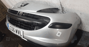 Zderzak przód przedni do peugeot 207 ezrc srebrny 4