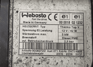 VW Golf Touran Passat B6 Seat Altea 1.9 2.0 TDi  ogrzewanie postojowe webasto 1K0815065R 1