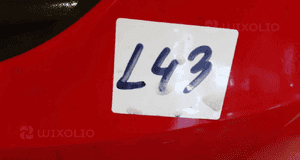 Zderzak przód przedni opel corsa d Z547 czerwony 4