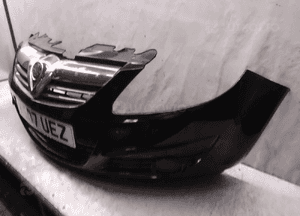 Zderzak przód przedni opel corsa d Z20R czarny 4