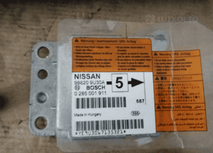 Zaślepka konsoli poduszki pasy AIRBAG zestaw naprawczy Nissan Note E11 9