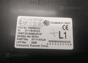STEROWNIK MODUŁ ZAMKA CENTRALNEGO SUZUKI KBRS57L0 4