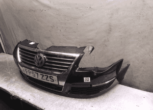 Zderzak przód przedni vw volkswagen passat B6 LC9Z czarny 3