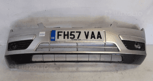 Zderzak przód przedni ford focus MK.2 2 ii 03 srebrny halogeny 1