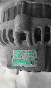 Alternator ford ranger iv 4 mazda BT50 2.5 tdci A2TC1479ZT 2