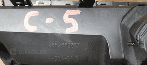 Kratka nawiewu powietrza środkowa na szybę Citroen C5 III 9682652877 5