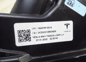 Tesla y halogen led lewy przód 1624797-00-A 7