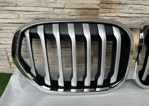 Nerki grill zderzak bmw X1 F48 x line chrom nowy 4