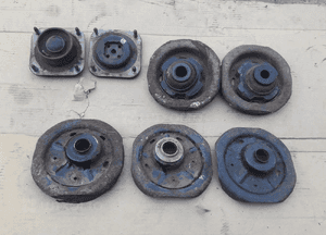 Mazda 626 GF GW 97-02  mocowanie kielich siodło sprężyny 5