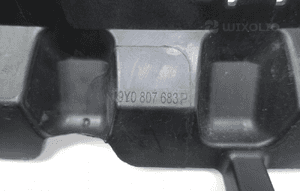 Atrapa kratka grill środkowy porsche cayenne iii 11