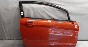 $ DRZWI PRZÓD PRZEDNIE PRAWE DO FORD FIESTA MK7 VII 3 D DRZWI POMARAŃCZOWY 1