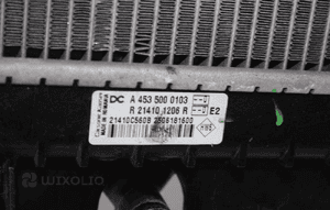 RENAULT TWINGO III 0.9 TCE 2014-2020 chłodnica zespolona komplet woda klimatyzacja 214101206R 3