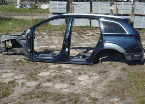 Audi Q7 4L błotnik lewy  tył próg ćwiartka 4