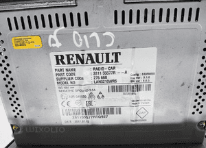 Ekran wyświetlacz radia renault clio iv 281155577R 2013-2016 5