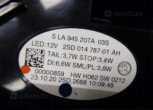 Skoda enyaq iv lampa lewy tył lewa tylna led oem 16