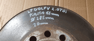 Tarcze hamulcowe przód przednie VW Golf V 7