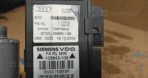 Mechanizm silniczek szyby prawy przód audi a 4 nr 8E2959802B 3
