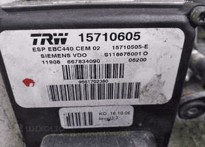 Peugeot 407 pompa sterownik ABS ESP EBC440 15710605  9651857880 6