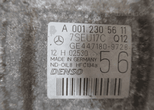 SPRĘŻARKA POMPA KLIMATYZACJI MERCEDES C-KLASA W203 2.2 CDI 2000- 4
