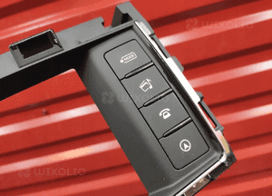 Jaguar xf ii X260 3.0D panel sterowania radia nawigacji ramka oryginał 7