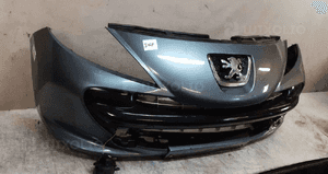 $ ZDERZAK PRZÓD PRZEDNI PEUGEOT 207 URBAN MOVE KOD KOLOR EZWD SZARY + HALOGENY 4