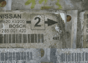MODUŁ SENSOR AIR BAG NISSAN PRIMERA P12 98820AV200 2