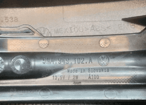Lusterko prawe obudowa vw tiguan 15- 5NA949102A 3