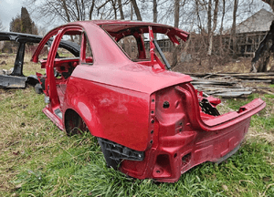 Błotnik Ćwiartka Poszycie Słupek Próg LZ3F LEWY Lewa Tyl Tylny Audi A4 B7 Sedan 12