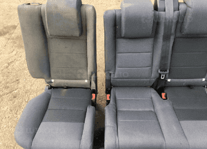 Kanapa tylna czarna materiał Land Rover Discovery 4 IV 3